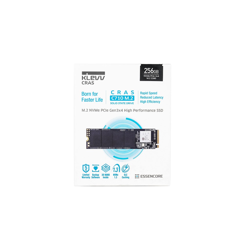 SSD M.2 NVMe KLEVV CRAS C710 256GB