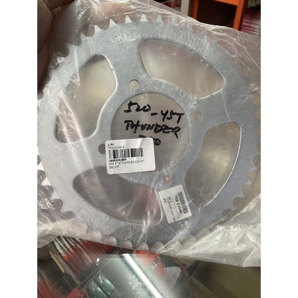 Gear Belakang Thunder 250 TK Racing Gir belakang Suzuki Thunder 250 520 TK Racing