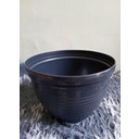 POT BUNGA PLASTIK BESAR HITAM UKURAN 30CM / POT MURAH MERIAH
