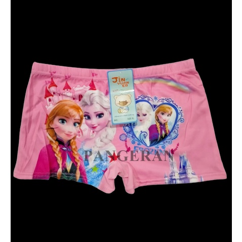 (M L XL) BOXER CD ANAK PEREMPUAN CELANA DALAM WANITA lusinan HAPPY GIRL