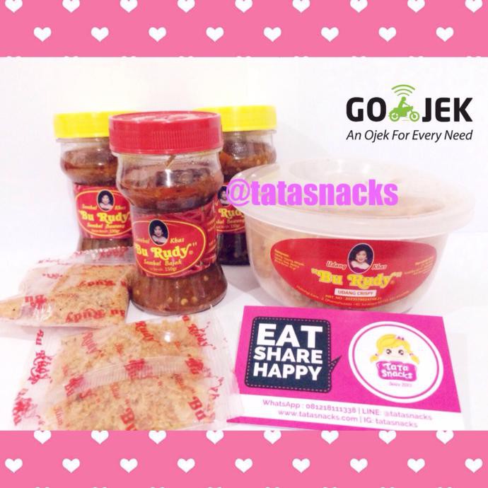 

PROMO ENAK Paket Sambal Bu Rudy C : 1 udang + 2 bawang + 1 terasi/ijo Terlaris