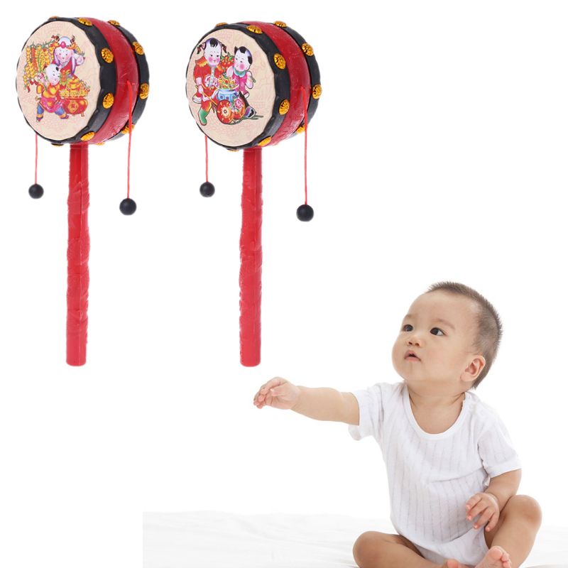 Mary Spin Rattle Drum Monkey Drum Hadiah Mainan Anak Cina