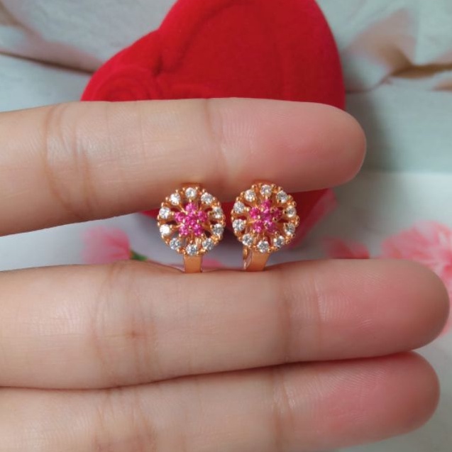 ACC_anting cetik xuping import lapis emas anting dewasa