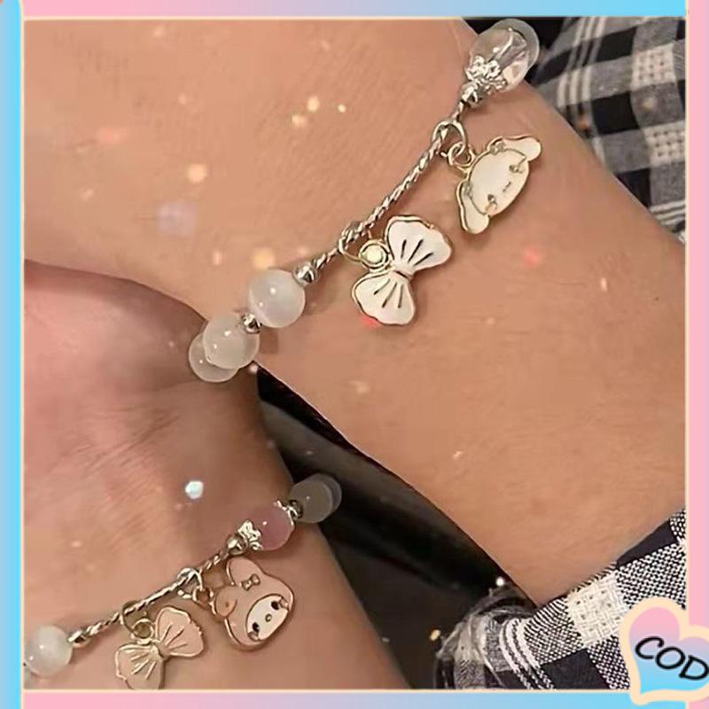 COD❤️ Melody Cinnamon Dog Opal Gelang Lucu Sederhana Gelang Hadiah Pacar-A.one