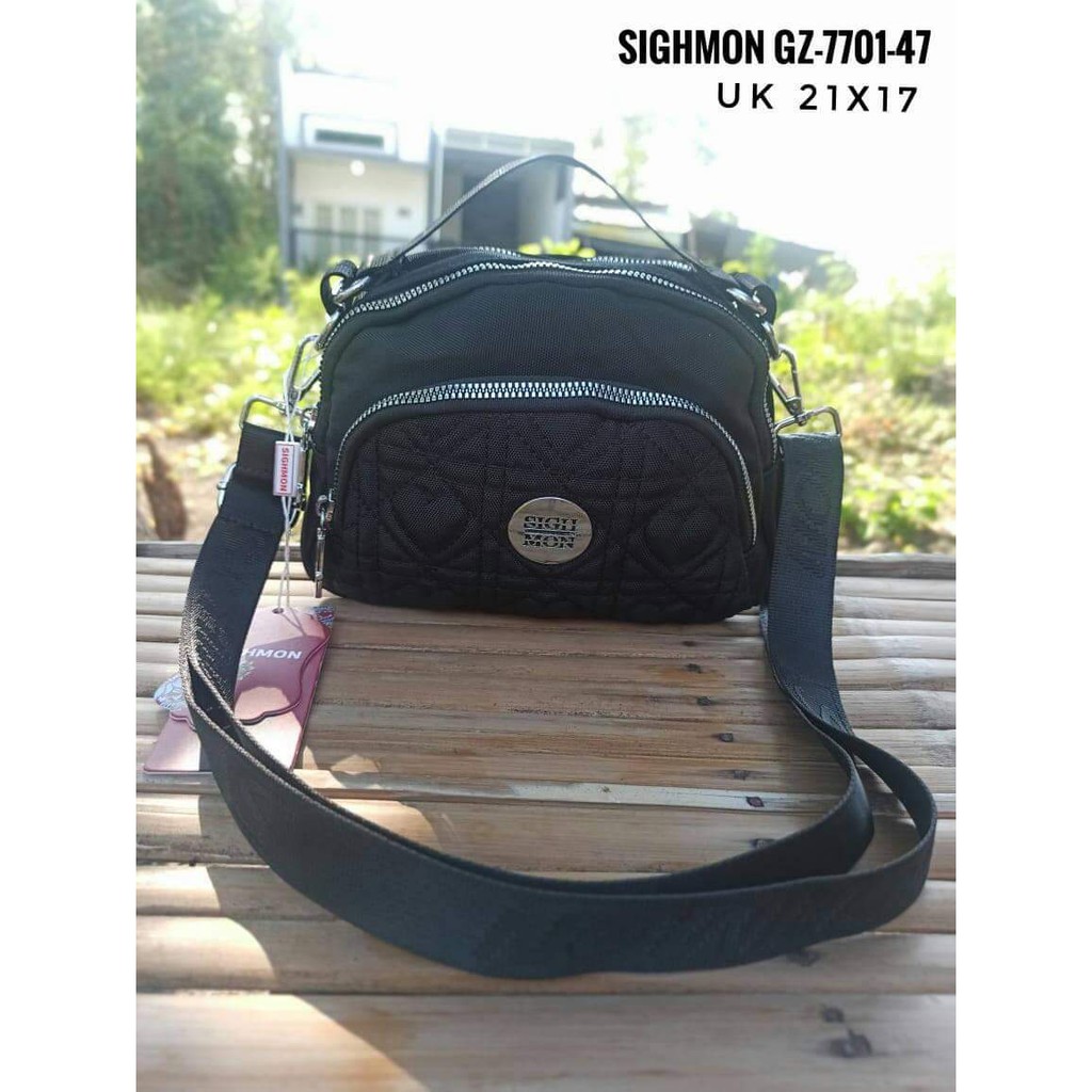 Sighmon Slempang GZ 7701-47 bahan Kanvas Terbaru. Tas selempang wanita Tas Wanita Tas Sighmon Kanvas Sighmon Slempang BEST SELLER.!!!