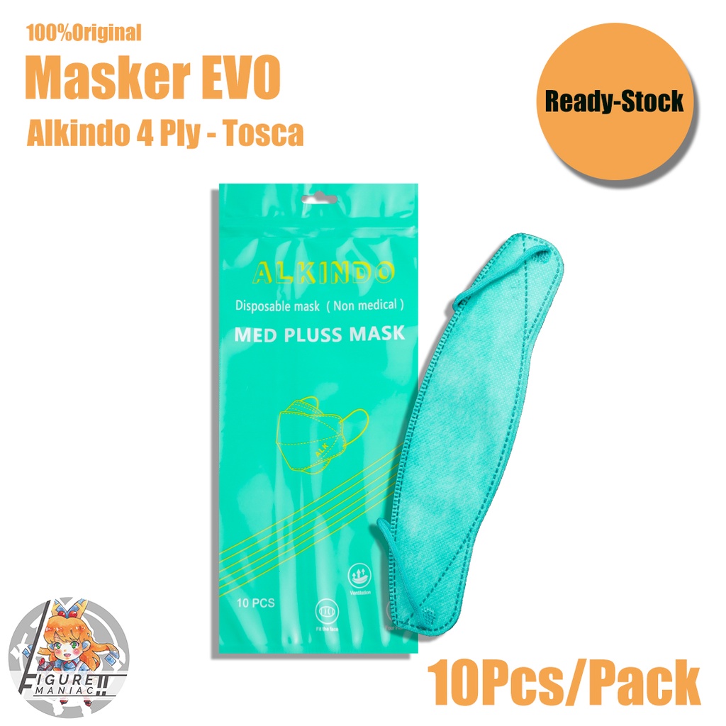 Figure Maniac - Masker KF94 ALKINDO EVO Tosca Pack isi 10 Original Murah