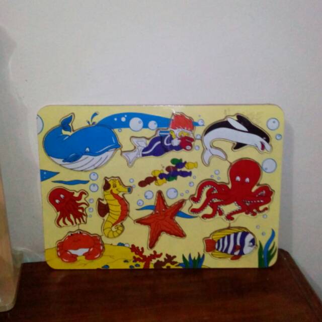 Puzzle hewan laut