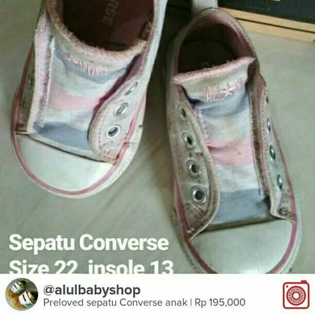 Preloved sepatu Converse anak