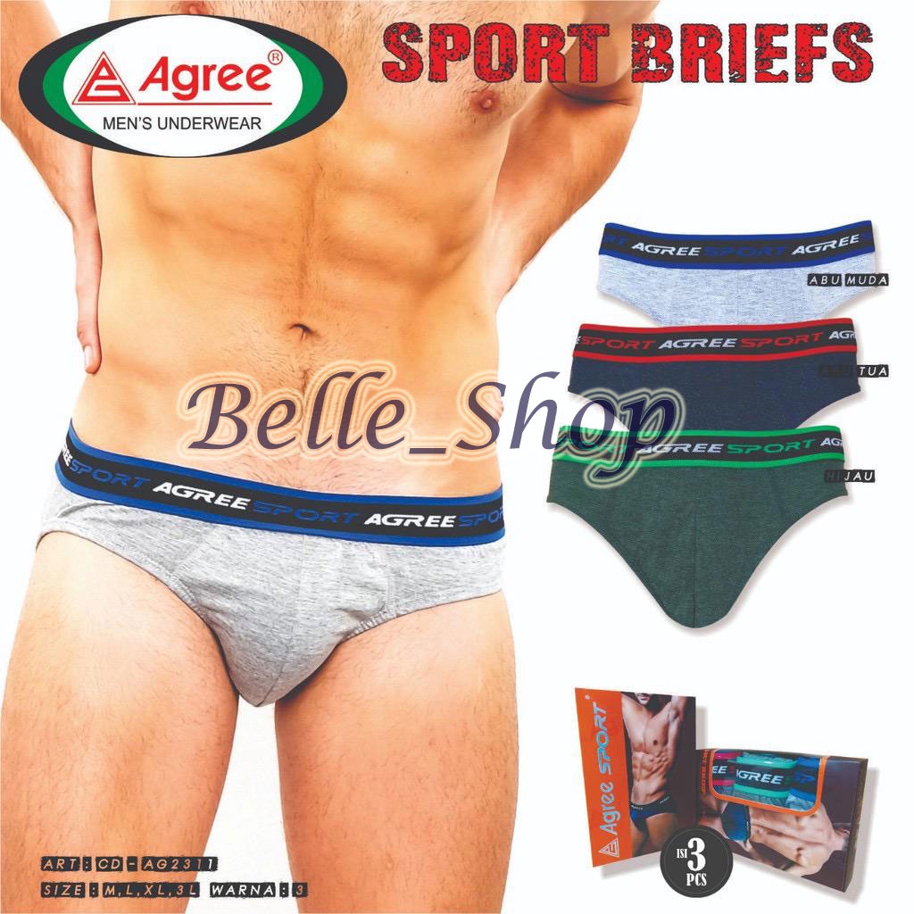 Celana Dalam Pria Dewasa AGREE SPORT 2311 CD Pria Agree