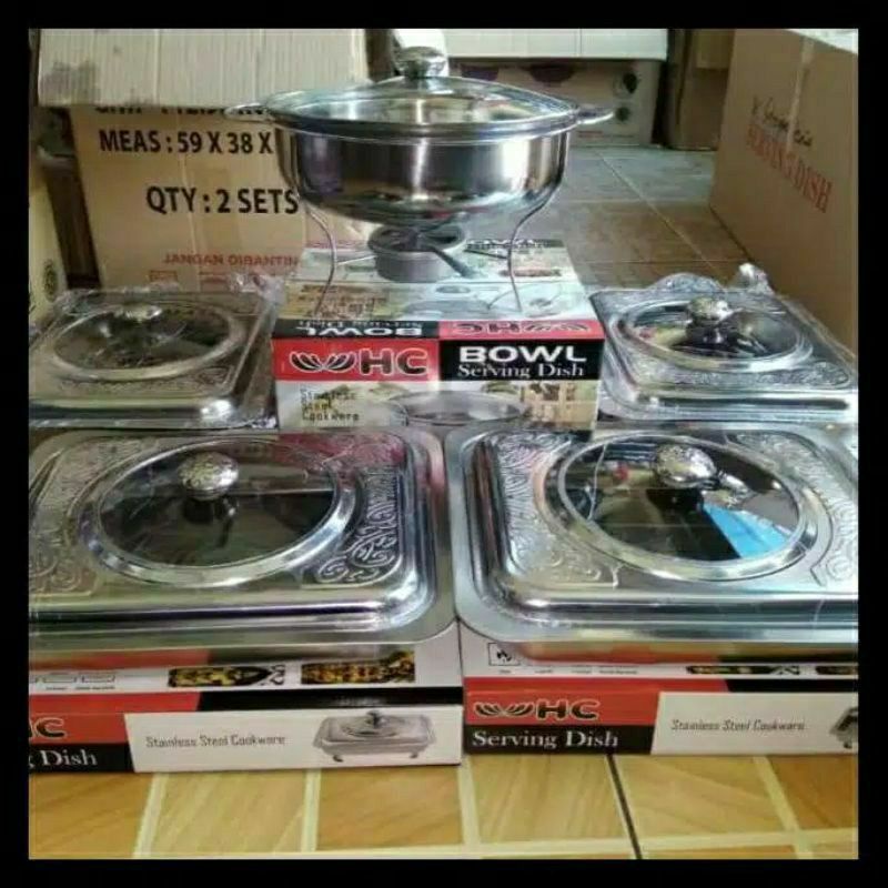 BMW PRASMANAN STAINLESS MOTIF BATIK SET SENDOK KARANG