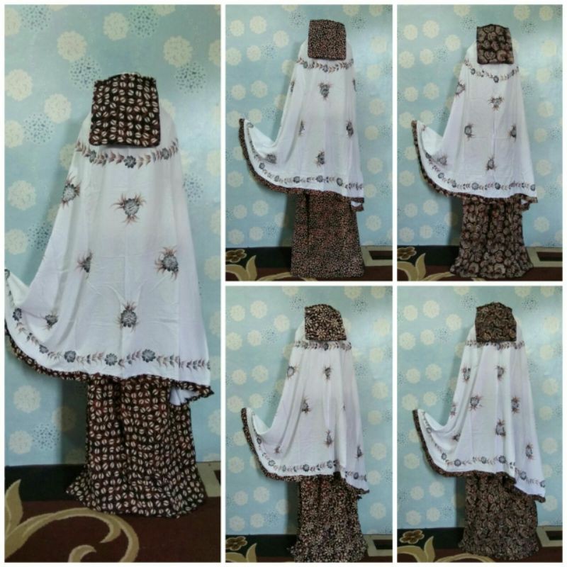 MUKENA BATIK JUMBO TERMURAH DAN TERLARIS GROSIR MUKENA BATIK PEKALONGAN MURAH DAN TERBARU