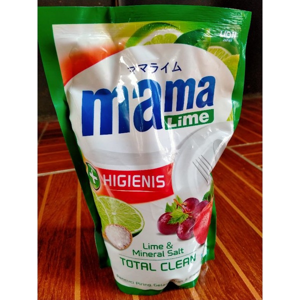 MAMA LEMON Lime & Mineral Salt 780ml Total Clean