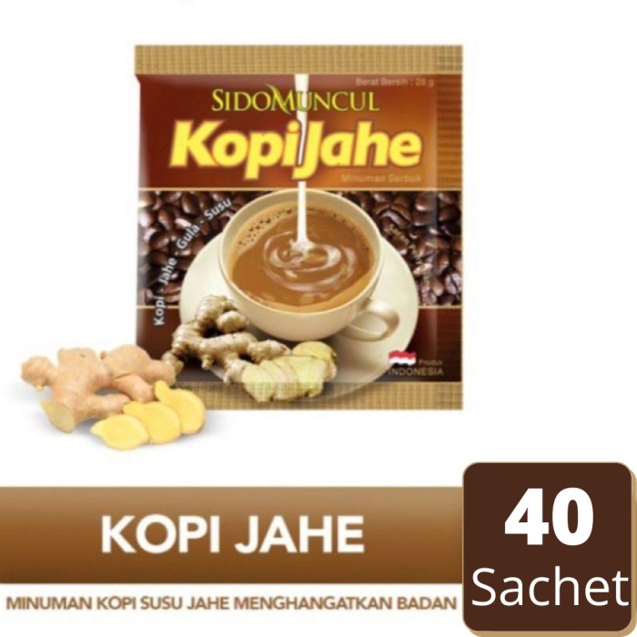 

Kopi Jahe Sidomuncul Sido Muncul 40 sachet (BERKUALITAS)