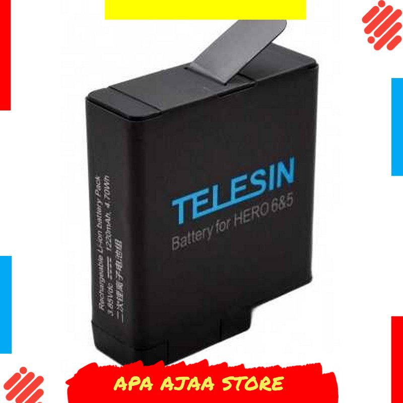 Paling Dicari ! Telesin Baterai GoPro Hero 7 6 5 1220mAh - GP-BTR-501