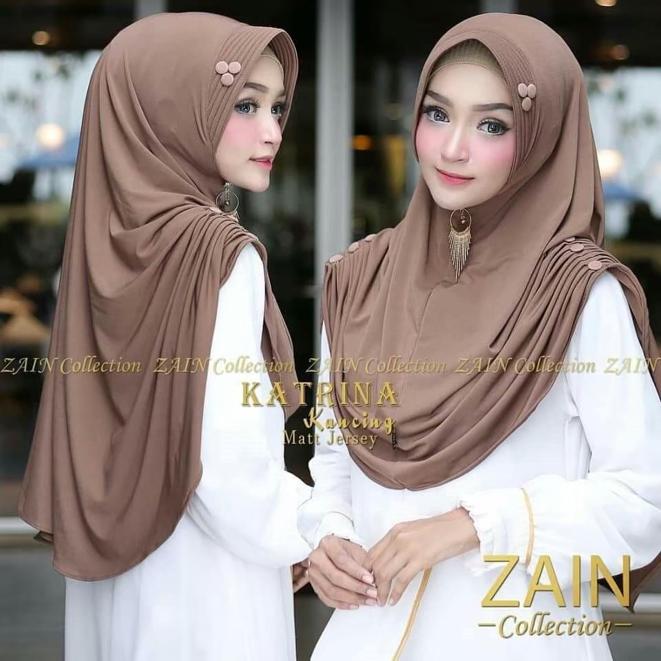 Jilbab Instan Katrina Hijab Instan Jersey Model Terbaru Dan Kekinian