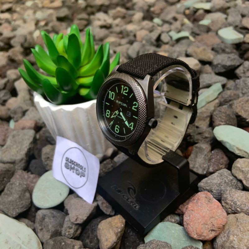 Jam Tangan Rip Curl strike black green