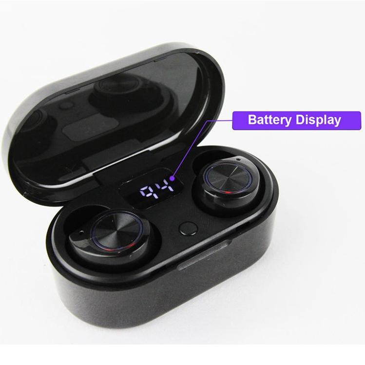 Earphone TWS Original TW80 Wireless Bluetooth Headset with LED Display for Android and Iphone IOS G4