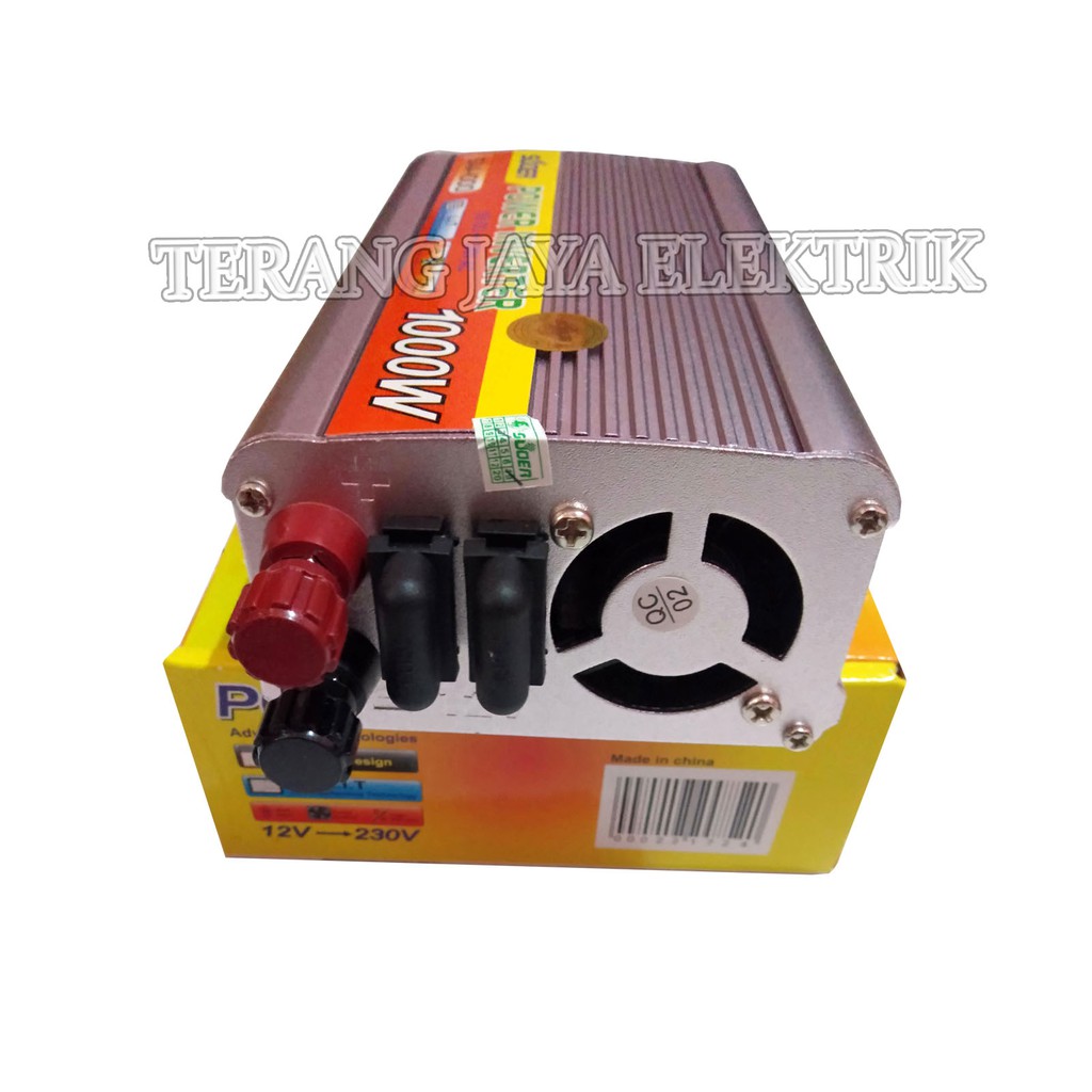 Power Inverter  Perubah Arus Aki  DC12V ke AC230V 1000W 