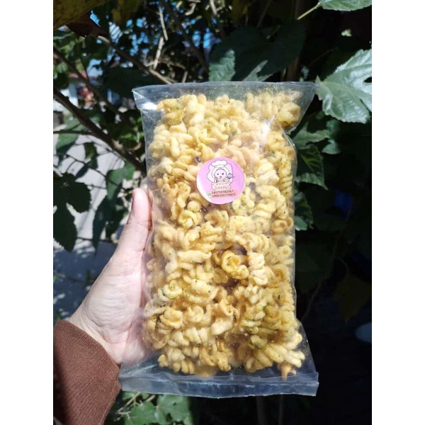 

MAKARONI SPIRAL PEDAS ASIN GURIH/MAKANAN/CEMILAN/SNACK