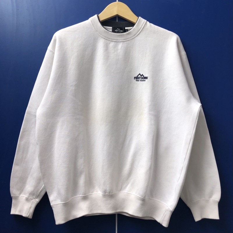 crewneck first down second