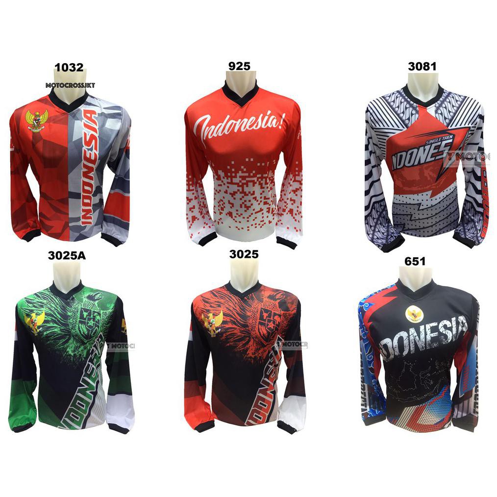 TERLARIS BAJU JERSEY BALAP SEPEDA LENGAN PANJANG INDONESIA 3025