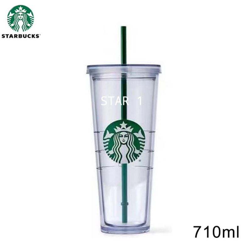 (New Model) Starbucks Tumbler Reusable Water Bottle 710ml