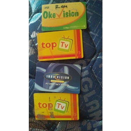 kartu tayangnya indovision.mnc vision.top tv.okevision.gold. aktif 1 tahun