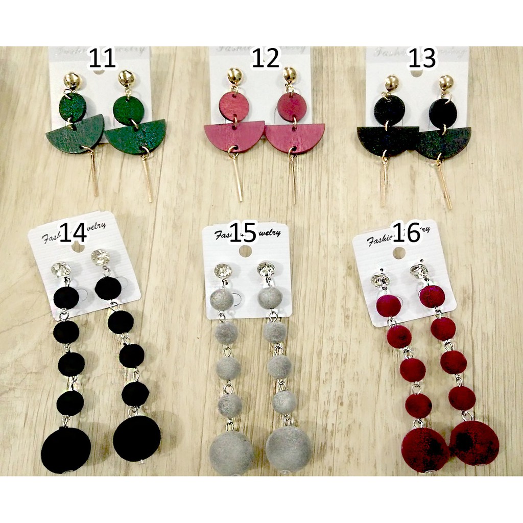 Anting korea wanita fashion panjang kekinian 305