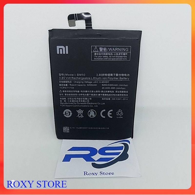 Batre Baterai Batere Battery Xiaomi Mi Max 2 BM50 Original