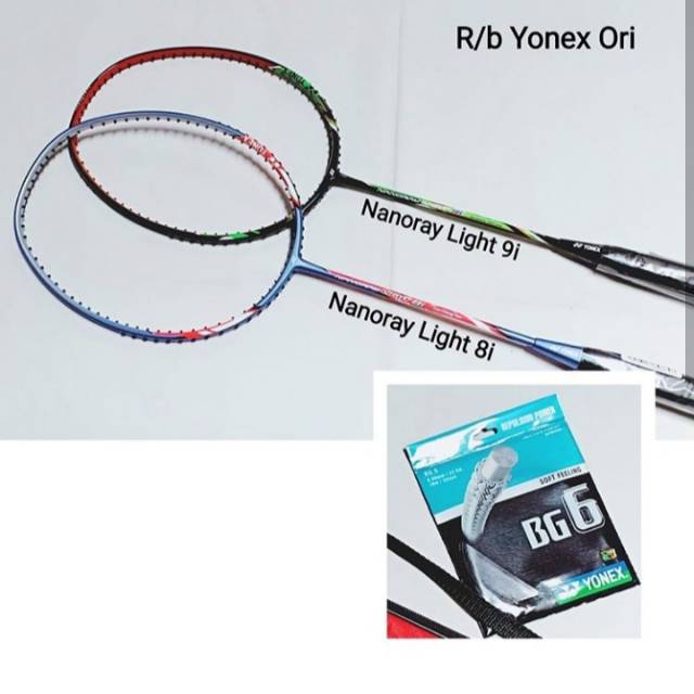 Jual RAKET BADMINTON YONEX NANORAY LIGHT 8i DAN ARCSABER LIGHT 9i