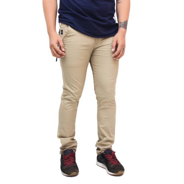 AIRBLACK DENIM TERLARIS / 784 VICTORY Celana chino pria panjang skinny semi slimfit cowo / cowok /