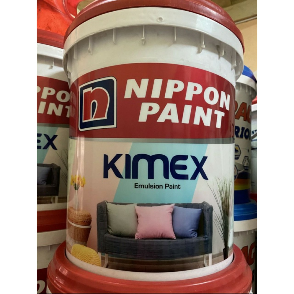 CAT TEMBOK NIPPON PAINT PUTIH KIMEX BS 9102 20KG 20 KG 9102 SS BAGUS