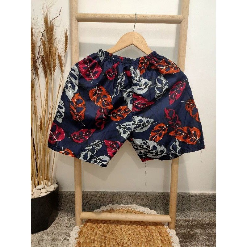 CELANA KOLOR | CELANA SANTAI | CELANA MURAH | GROSIR CELANA PENDEK BOXER PRIA / WANITA DEWASA-Janbol navy