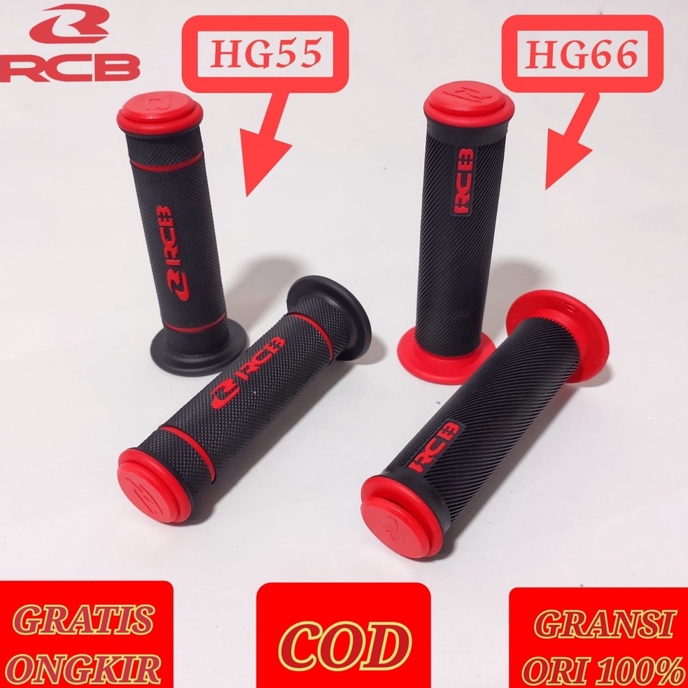 HANDGRIP RCB ASLI ORIGINAL RCB HG55/HG 66 HANDGRIP KARET MOTOR UNIVERSAL GRIP RCB