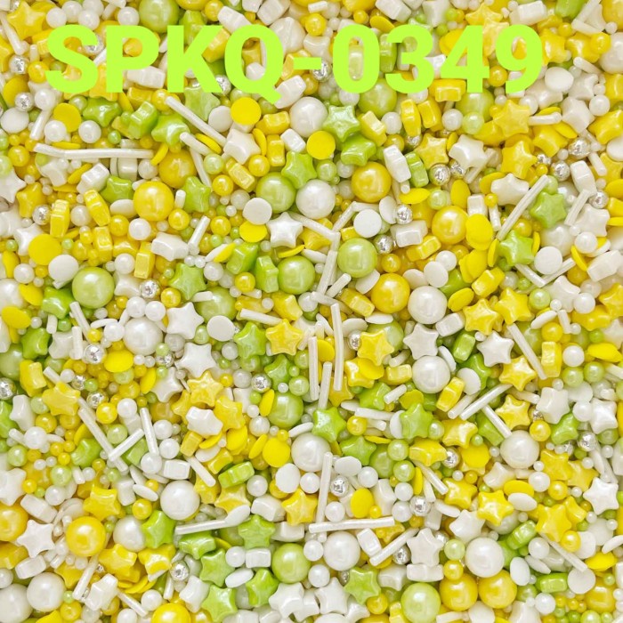 

SPKQ-0349 SPRINKLES SPRINKLE SPRINGKEL 250GR MUTIARA BINTANG KUNING GRATIS ONGKIR