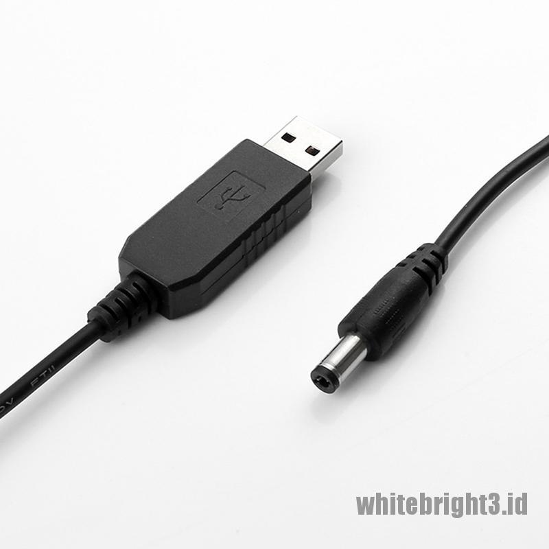 &lt; White3 &gt; Kabel Adapter Konverter Power Bank / Router DC 5V-12V