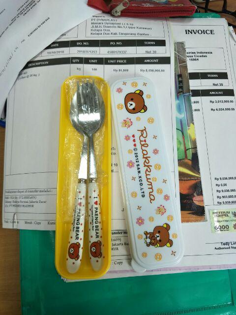 Sendok Set Disney Stainless Keramik 8820