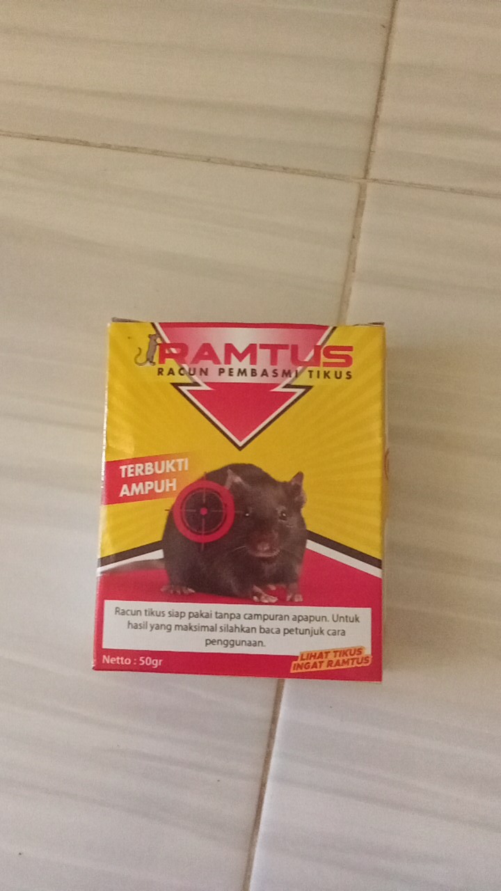 Ramtus Obat Racun Tikus Langsung Mati Kering Tidak Bau Sangat Ampuh Racun Pembasmi Tikus 1 Pack