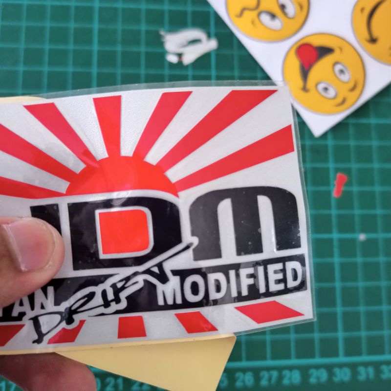 Sticker Cutting JDM Japan Modified