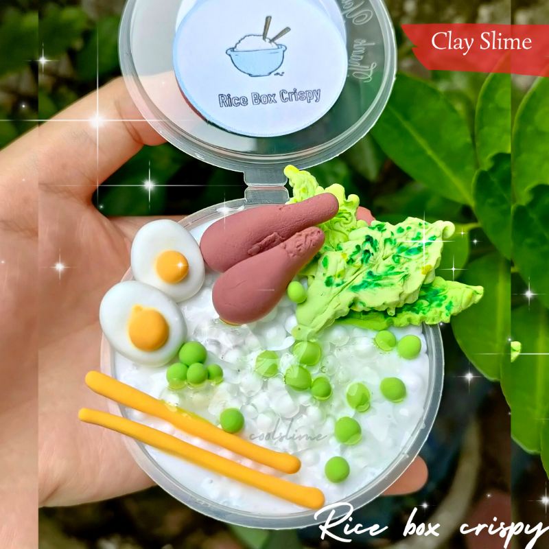 Rice Box Crispy Clay Slime Limited