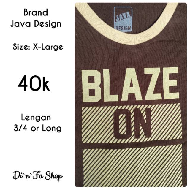 Pakaian Pria/Baju Pria/Kaos Cowok/Branded Java Design/Termurah