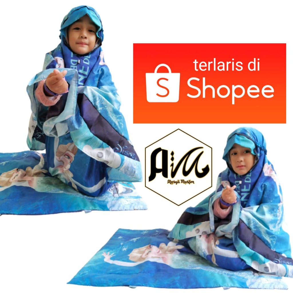 MUKENA ANAK MOTIF FROZEN MOTIF SPON