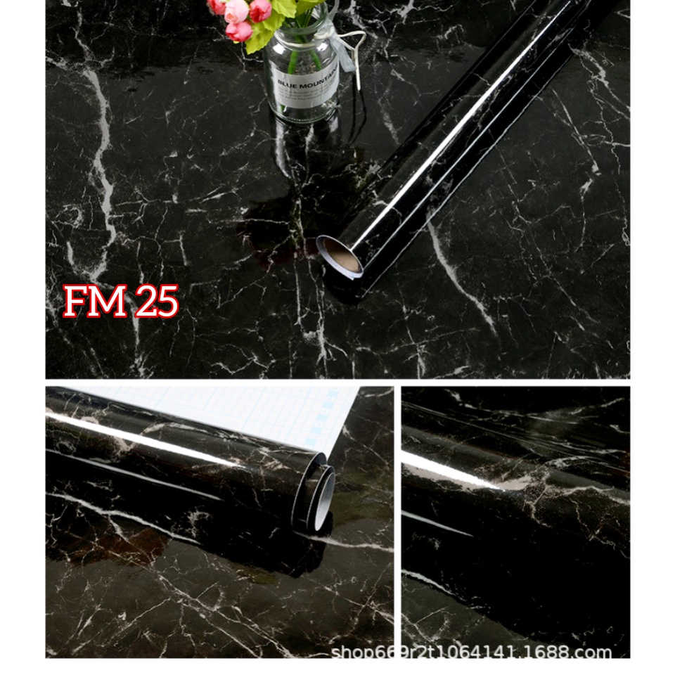WALLPAPER WALPAPER WALLPEPER MOTIF MARMER MOZAIK ALUMIUM FOIL ANTI MINYAK ANTI PANAS STIKER STICKER SETIKER DINDING MOTIF MARBEL MARMER GRANIT GLOSSY DEKORASI RUMAH TEMPELAN TEMBOK KAMAR MANDI KERAMIK KRAMIK DAPUR MEJA KOMPOR LEMARI KITCHEN SET MURAH 3D-FM 25