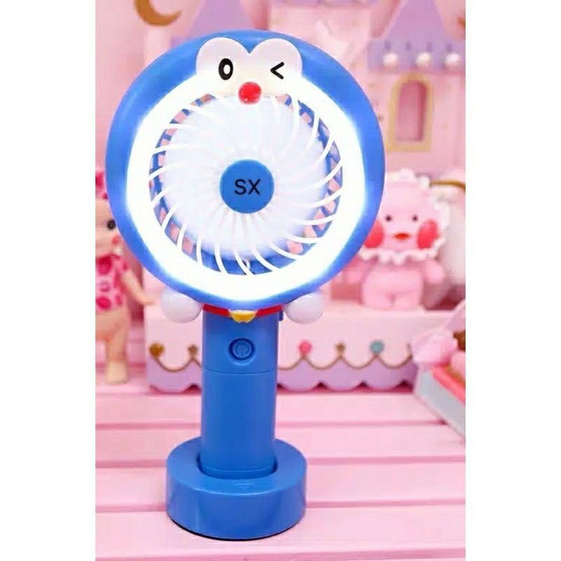 KIPAS ANGIN DORAEMON RABBIT PORTABLE FAN MINI DISNEY GENGAM MICKEY MOUSE KIPAS ANGIN MINI BAGUS FROG