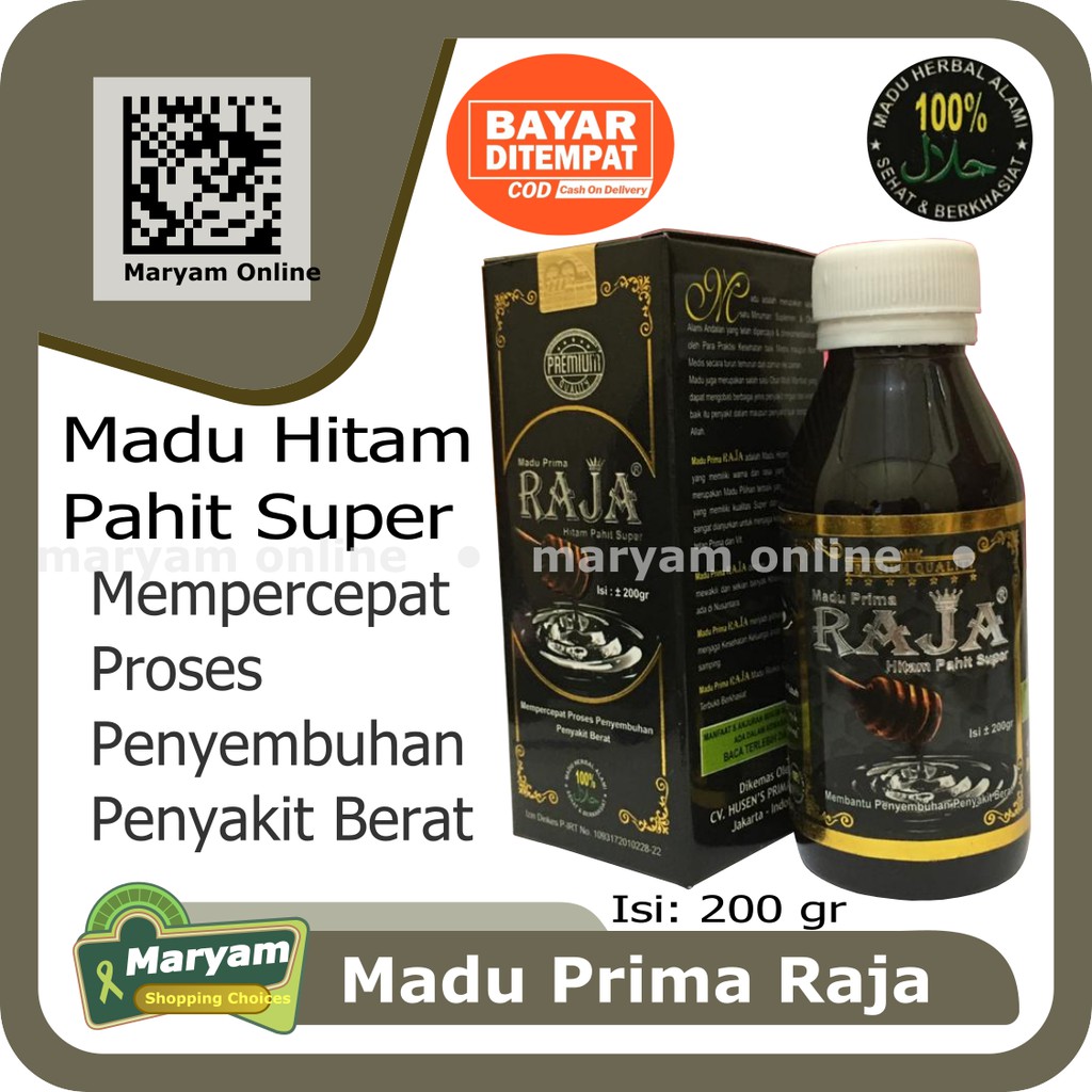 

Raja Madu Hitam Pahit 200gr