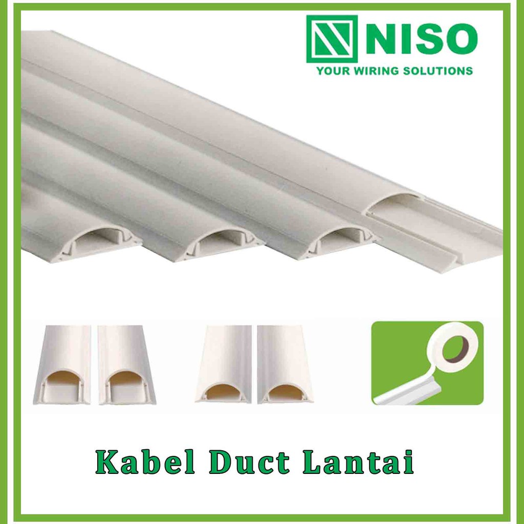 Kabel Duct Flor Duct Lantai 16x65 NISO