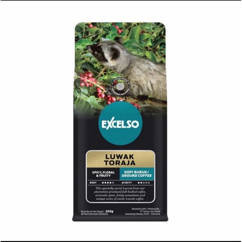 

Kopi Excelso Luwak Toraja Bubuk 200gr