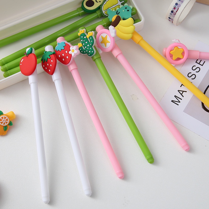 Pretty Pulpen Ballpoint Pena Motif Buah Buahan Mini Kreatif Unik Lucu Bagus