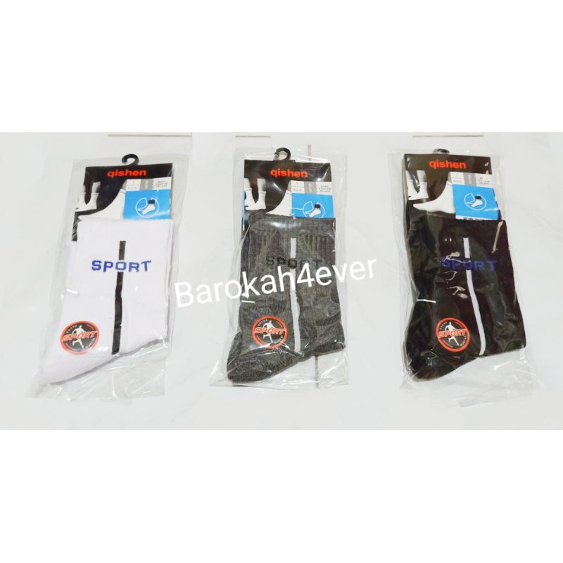 Kaos Kaki SPORT TEBAL Dewasa by Qishen