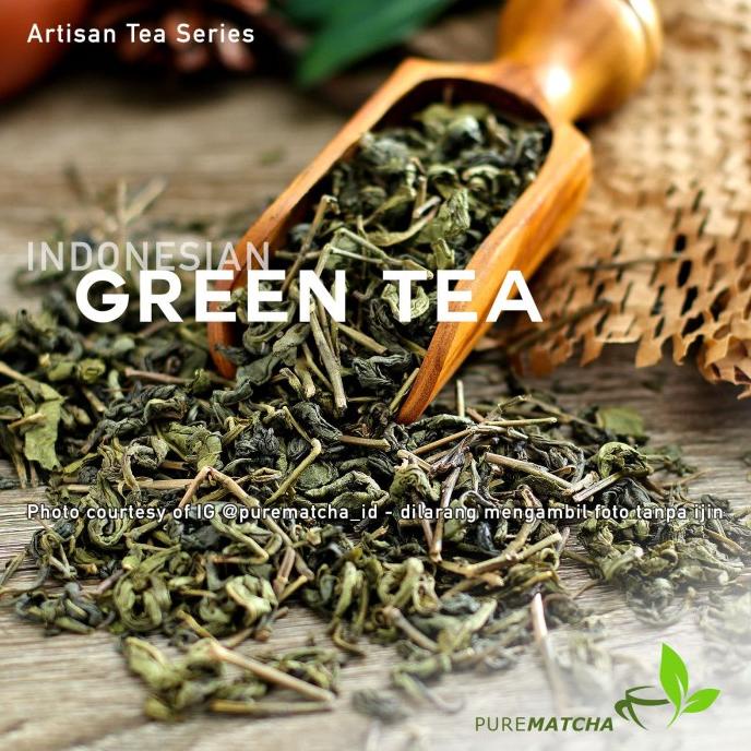 

(BISA COD) Artisan Tea Cafe - Indonesian Green Tea 1kg Teh Hijau Indonesia Asli FREE ONGKIR Kode 525